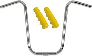 for Handlebar U 15" 25.4mm Chrome & Grps Lowrider 120mm Yellow