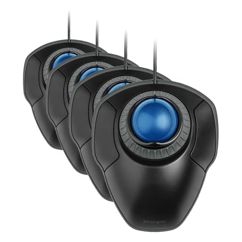 Image of Kensington Orbit Trackball Mouse with Scroll Ring (K72337US), 4 1 /2X5 1 /2X2 (Pack of 4)