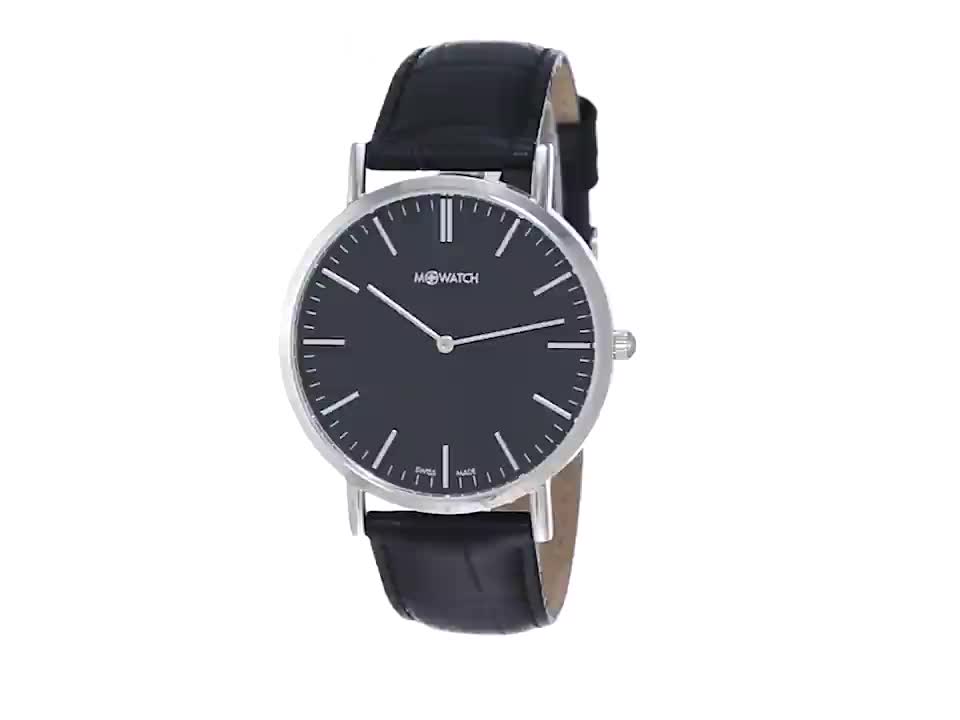 M-WATCH Swiss Made Smart Casual 40 Analog Black Dial Men's Watch