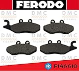 beverly tourer 400  KIT PASTIGLIE FRENO FRENI ANTERIORI E POSTERIORI FERODO PIAGGIO BEVERLY 125 FINO AL 2009 - BEVERLY 200 - BEVERLY 250 DAL 2007 IN POI - BEVERLY 300 ie TOURER FINO AL 2009.