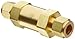 Parker F Series Brass Instrumentation Filter, Inline, 1 Micron, 1/2" A-Lok Compression Fitting