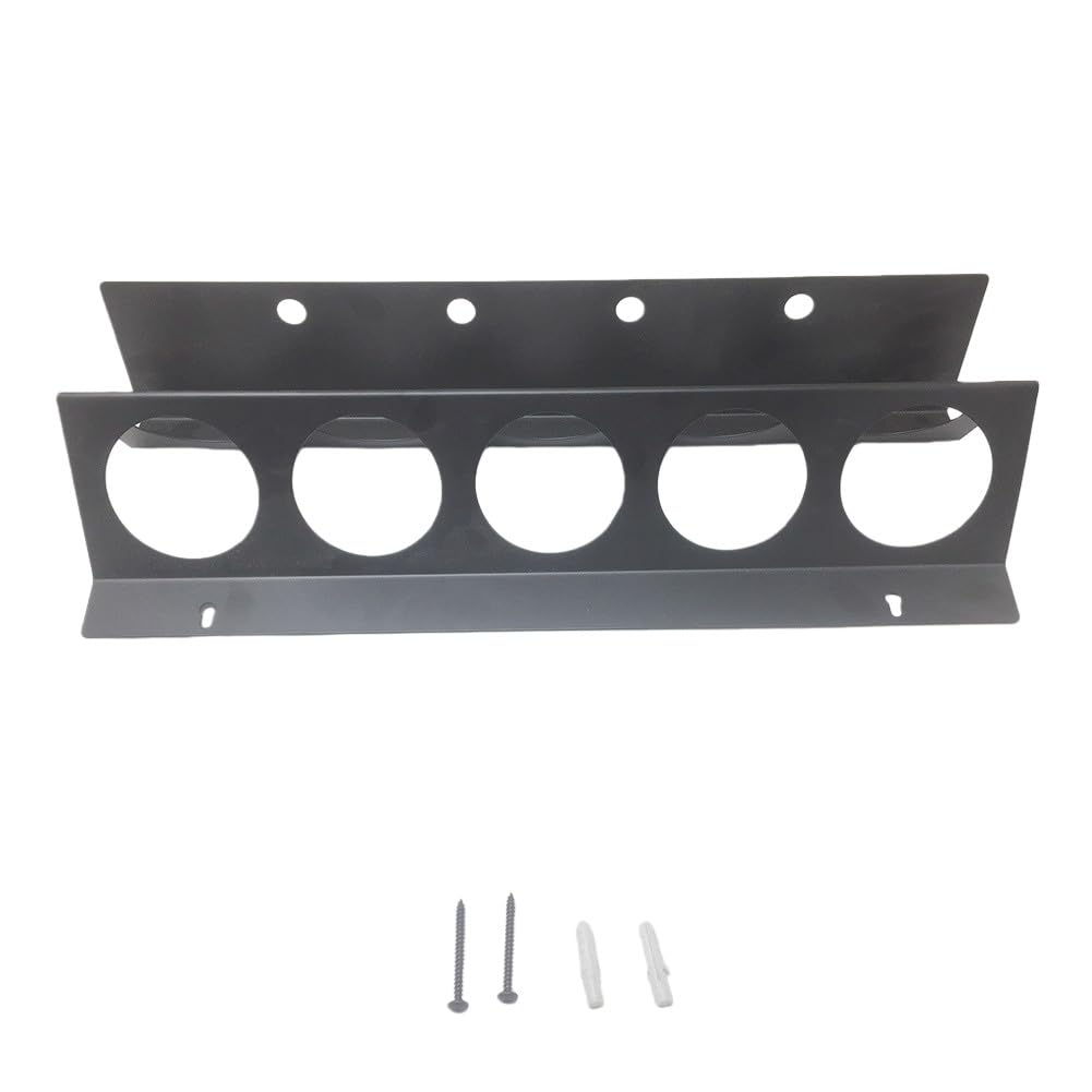 Wandmontierter Metallhalter für 5 Sprühflaschen, zur Aufbewahrung