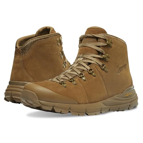 Image of Danner Mountain 600 Leaf Gore-Tex Hiking Boots for Men - Ortholite Tripe Density Footbed - Waterproof Quick Dry Barrier - Vibram SPE Midsole - Full Grain Leather Upper - Traction Outsole