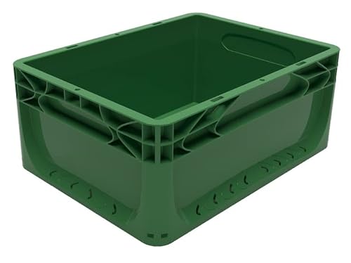 Solent Plastics Green Euronorm Stacking Container - 400 X 300 X 170Mm - 15 Litre