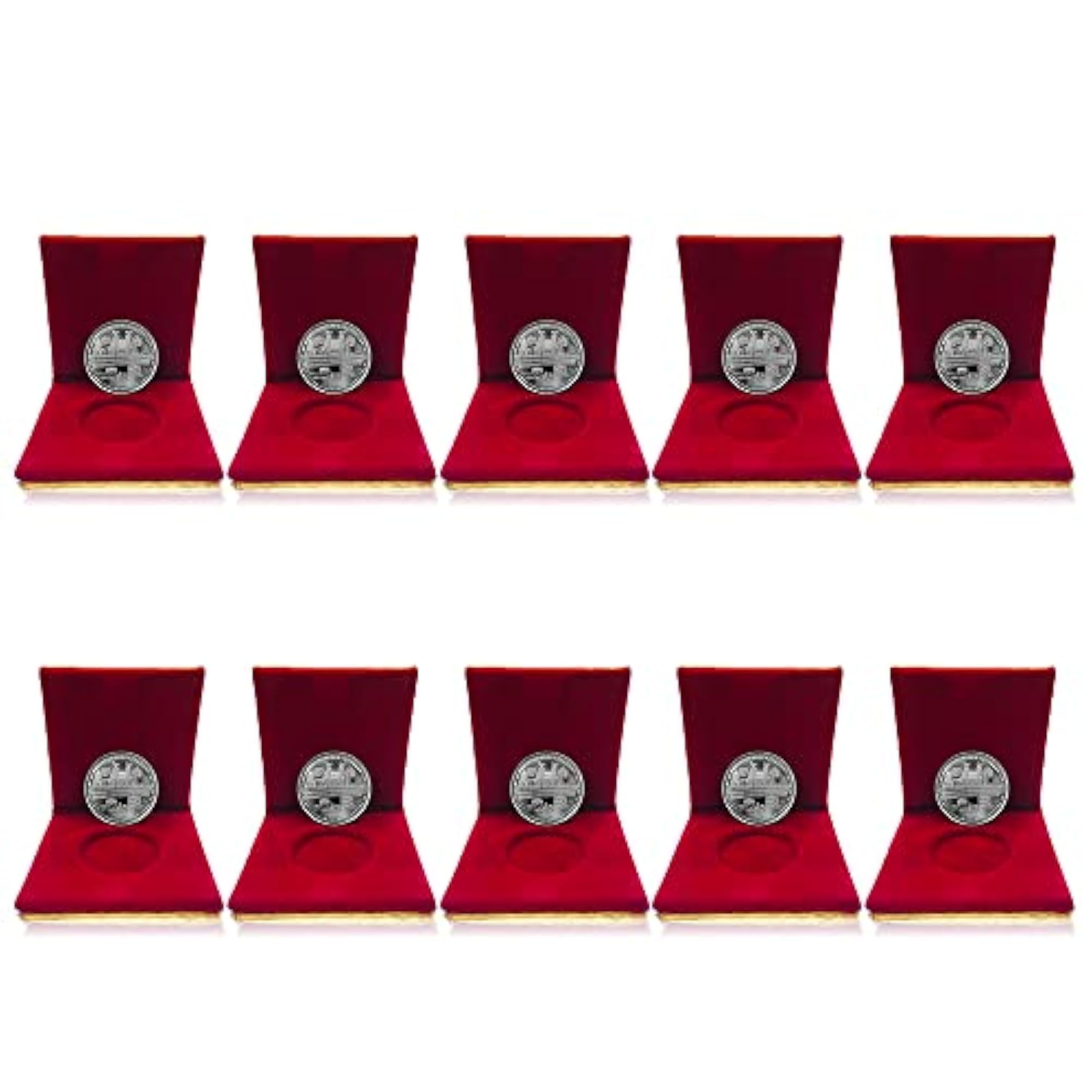 Islamic Silver Plated Coins of Kaba Macca Madina, Gift Set