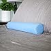 DMI Lightweight Comfort Round Foam Neck Roll Leg Rest Back Support Pillow for Home and Travel, Great for Neck, Back and Under Knees, 3.5 x 19 inches, Blue