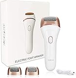 Conception ergonomique et largement utilisé - Ce râpe à pieds electrique une conception antidérapante ergonomique spéciale, ne vous inquiétez pas de la chute.Largement utilisé pour les hommes, les femmes à talons hauts, les personnes âgées et les travailleurs manuels. C'est un cadeau bienvenu pour les amis, la famille et tous ceux que vous aimiez.