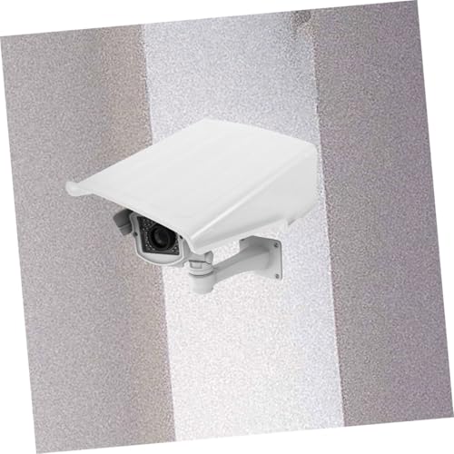 Cubiertas de plástico resistente para cámaras de exterior con visera antilluvia pack de 2 7