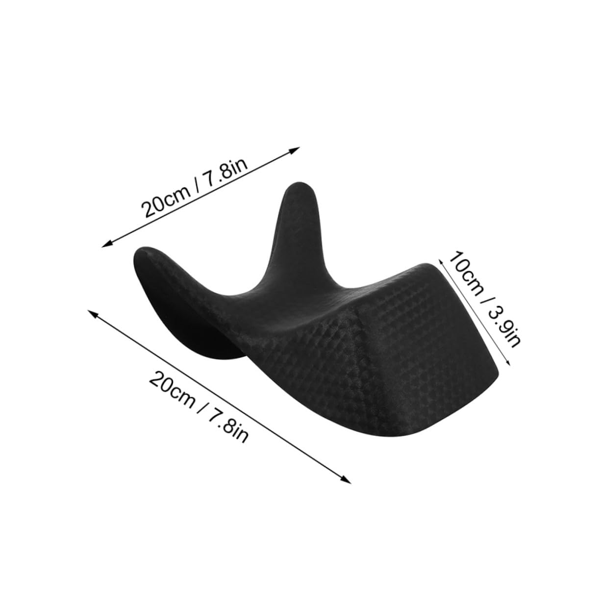 SOLUSTRE Coussin de Lavage de Cheveux pour Salon de Coiffure ou Usage à Domicile à Domicile en PVC 2pcs Design Ergonomique pour Soulager la Pression du Cou