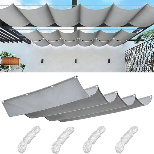 Toldo impermeable retráctil para evitar la lluvia en la barbacoa 5