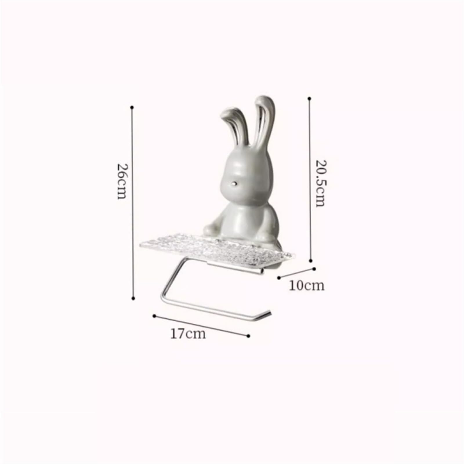 Stojak na chusteczki higieniczne, stojak na papier toaletowy, pudełko na chusteczki higieniczne (żółty)
