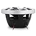 Clarion CM3013WL 12-inch Marine Subwoofer 300W RMS Power handling Dual 2 ohm Voice coils Built-in RGB Illumination Includes Black & Silver Grilles Water Resistant: IP55 Front