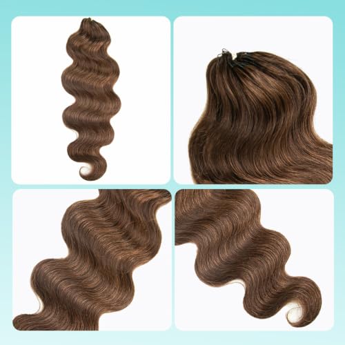 Human Crochet Hair for Miracle Knots Body Wave #4 120G 100Strands 18 Inch — view 6