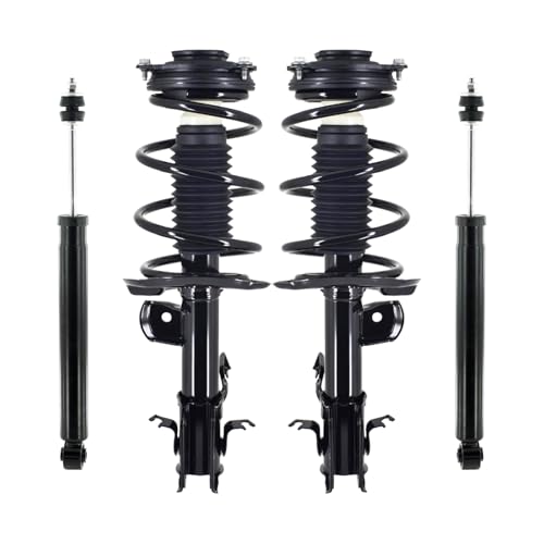 PM Auto Front-Rear Set 4 Quick Complete Strut-Shock Replacement For 2014-2019 Nissan Sentra