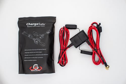 ChargeSafe - Magnetic Trickle Charger Adapter | 6V - 12V Quick Connect and Disconnect Method for Any Charger