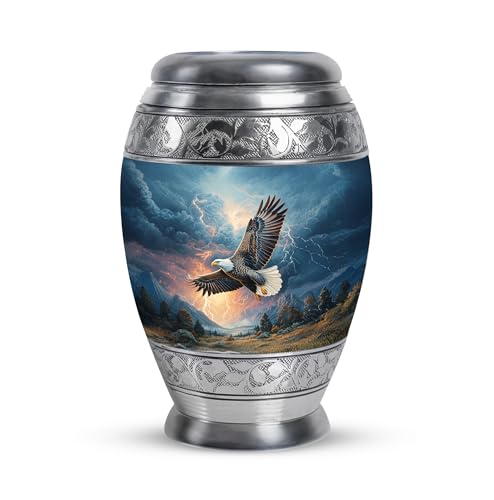 Image of Eagle Urn Small Urns for Human Ashes Adult Female 3 Inch | Mini Cremation Urns for Men & Women Memorial Urn Miniature Urns