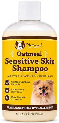 Natural Dog Company Sensitive Skin Dog Shampoo – Hypoallergenic O...