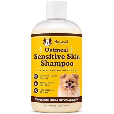 Natural Dog Company Sensitive Skin Dog Shampoo - 12 oz