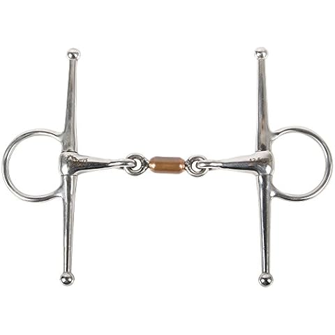 Harry's Horse 41201028-12.5 Knebeltrense, doppelt gebrochen, Kupferrolle - 12.5, M Cover