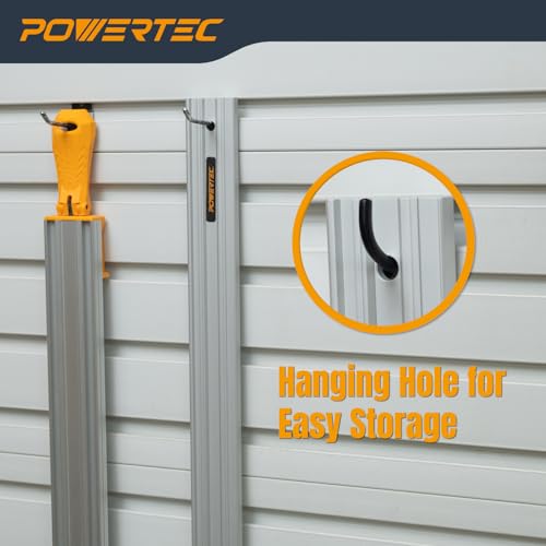 POWERTEC 24 Inch Aluminum Straight Edge – Precision Machinist Tool, .001\" Tolerance, Solid One-Piece Construction – for Woodworking, Automotive, Machine Setup, and Surface Flatness Checks (72330) - Thumbnail 7