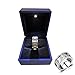AMZCOM Spinner Ring Herren Edelstahl Drehbarer Breit Ringe Freundschaftsringe Partnerringe Verlobungsringe Fidget Anxiety Ring für Herren & Damen,Finger Ring Stress Relief Spielzeug,10