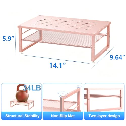 Image of gianotter 2-Tier Metal Monitor Stand Riser
