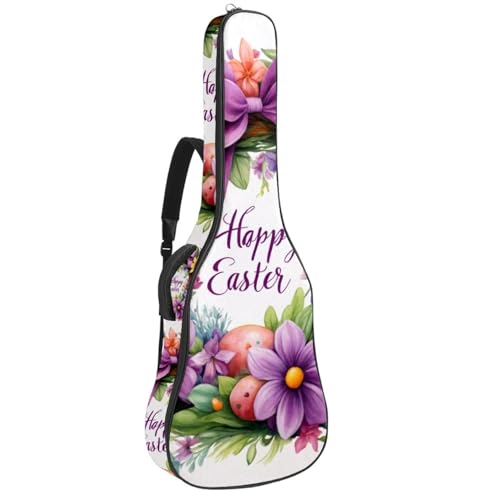 Housse guitare acoustique imperméable violette idéale pour cours et répétitions
