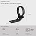 Haoge LMR-N25 Lens Collar Replacement Foot Tripod Mount Ring Stand Base for Nikon AF-S NIKKOR 200-500mm f/5.6E ED VR Lens Built-in Arca Type Quick Release Plate