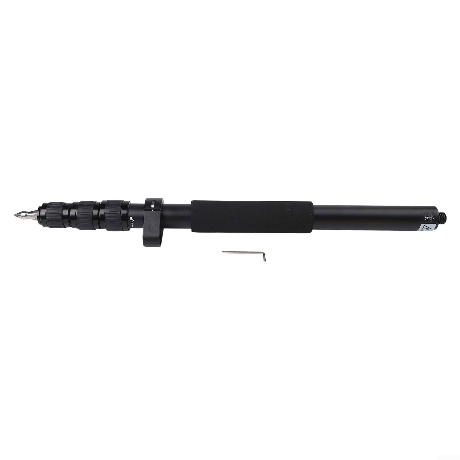 Palo di centraggio telescopico in lega di alluminio 52-150 cm per stazione totale GPS RTK, nero, diametro 21/24/27/30 mm, rilevamento portatile a 4 sezioni