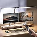 AUSDOM LED Desk Lamp for Home Office with USB Charing Port, Architect Desk Lamp with Clamp, 24W Ultra Bright Auto Dimming Desk Light with 5 Light Colors, Dimming Touch for Reading, Crafting, Gaming