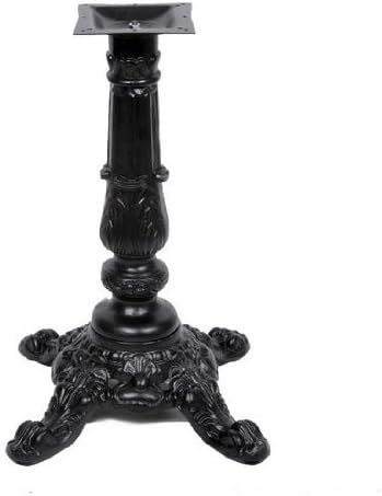 Peter Meier Ornamental Table Height Base, 24 inch x 24 inch, 28-1/2 inch High, Black Matte