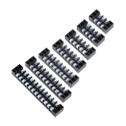 Bloc de jonction TB-1506 robuste et isolant, barrière de connexion double rangée 600V - 4