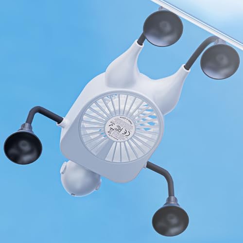 Petit ventilateur portable camping voyage 100 vitesses silicone - 7