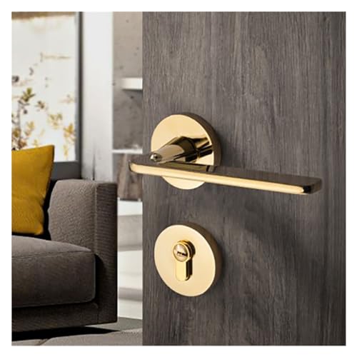 Cerradura de puerta interior split de níquel para dormitorio 5
