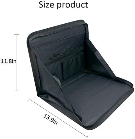 WIKEA Car Laptop Holder,Car Backseat Organiser,Stand Bag Tray Mount Back Seat Auto Food Work Table Organizer, Car Back Seat Storage Tray Bag
