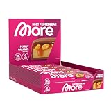 MORE Protein Bar, 10er Box, 10 x 50 g, Peanut Caramel