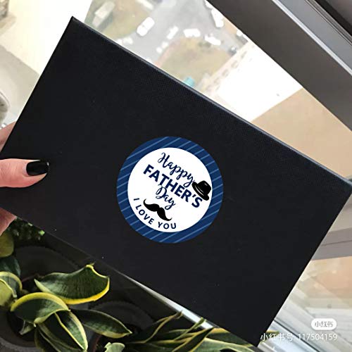 Besttile Happy Father's Day Envelope Seals Labels Stickers Party,2 Inch Father's Day Gift Wrap Circle Labels For Party Favor,500 Stickers Per Roll #TOP3