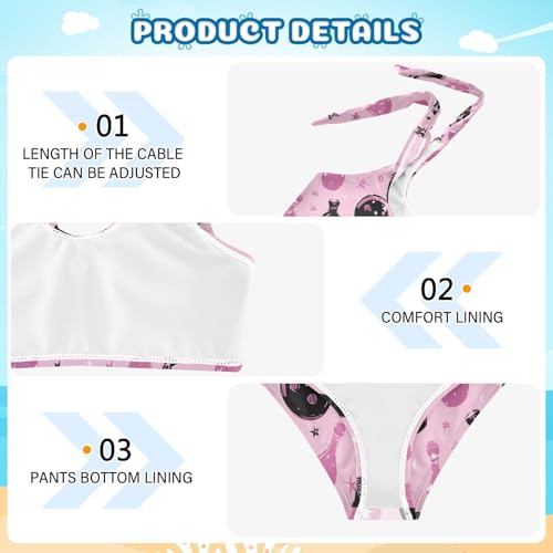 Image of Boccsty Summer Girls Swimsuits Kids Bikini Sets 2 Pcs Bathing Suit for 3T-12T