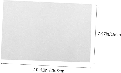 Miniatura 6 de EXCEART Papel de caligrafía china para caligrafía china, papel de caligrafía china, papel de cera, bolsas de papel de grafito, blanco, translúcido,