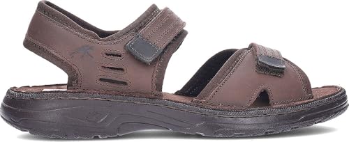 Fluchos Sandales en Cuir Azores F2197 - Nu-pieds homme en cuir marron