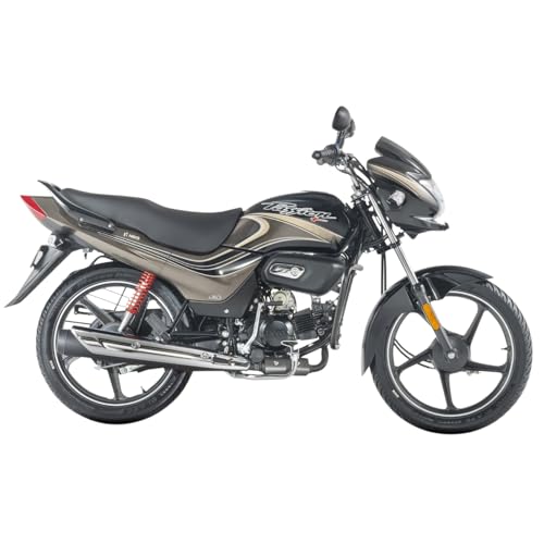 Image of Hero MotoCorp Passion+ i3S Drum Black Brown Stripes Booking for Ex-Showroom Price