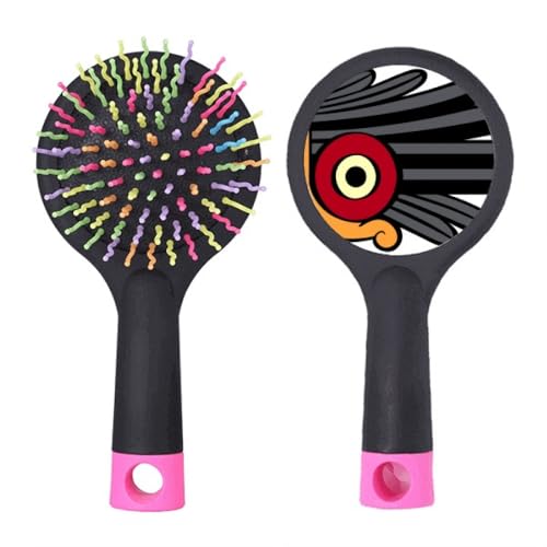 Brosse à cheveux coiffeuse plume pour un démêlage doux le matin