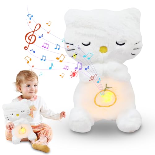 CEWROM Spieluhr Baby, Katzen Musik Kuscheltier, Schlafmusikspielzeug,...