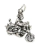 Sterling Silber .925 Motorrad-Anhänger aus Sterlingsilber .925 x 1 Motorrad-Anhänger – SFP