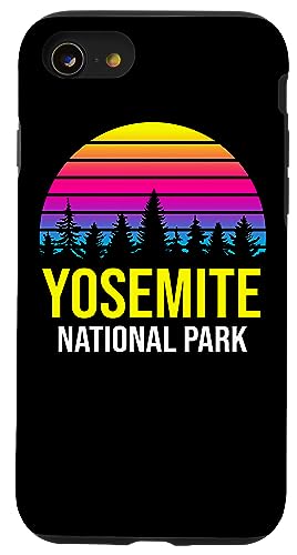 Yosemite National Park Retro Sunset Family Vacation Group �X�}�z�P�[�X iPhone SE (2020) / 7 / 8 �p