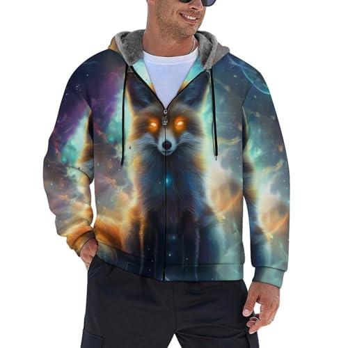 Veste zippée univers ciel étoilé à offrir aux passionnés d'astronomie