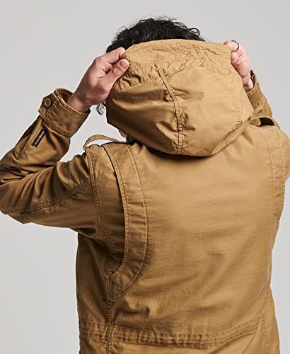 Superdry Mens Vintage M65 Military Jacket, Relaxed Fit Breen Size Xs #TOP3