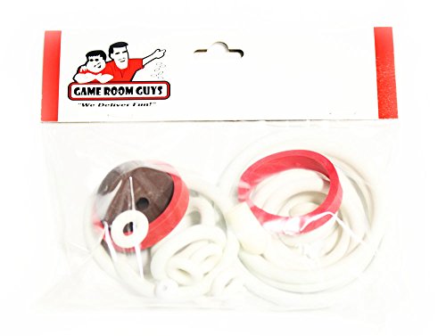 Game Room Guys 1977 Gottlieb Fire Queen Pinball White Rubber Ring Kit