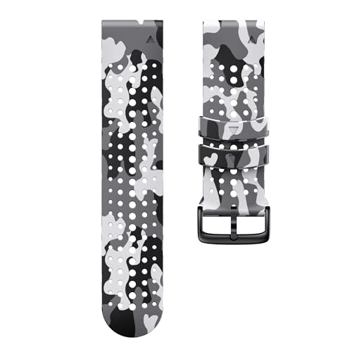 Bracelet montre Garmin Forerunner 965 silicone 22mm Fenix 5 Plus Camo - 3