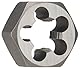 HSS-America DWT Carbon Stahl Sechskant Schneideisen (# 4–101,6–12,7 cm-8, M1,6 x Ring – M50 x 1,5, Standard und Linke Hand), unbeschichtet (hell) Finish, m30 x 1.5, 1